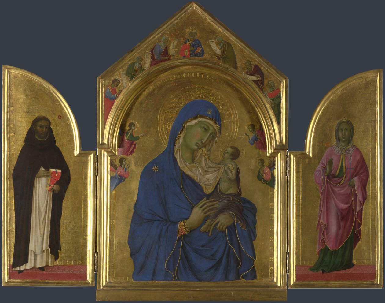 Triptych Duccio London av Duccio di Buoninsegna