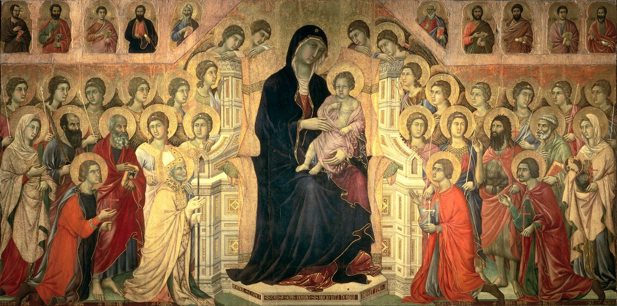 The Maesta, 1308-11 (tempera på panel) av Duccio di Buoninsegna