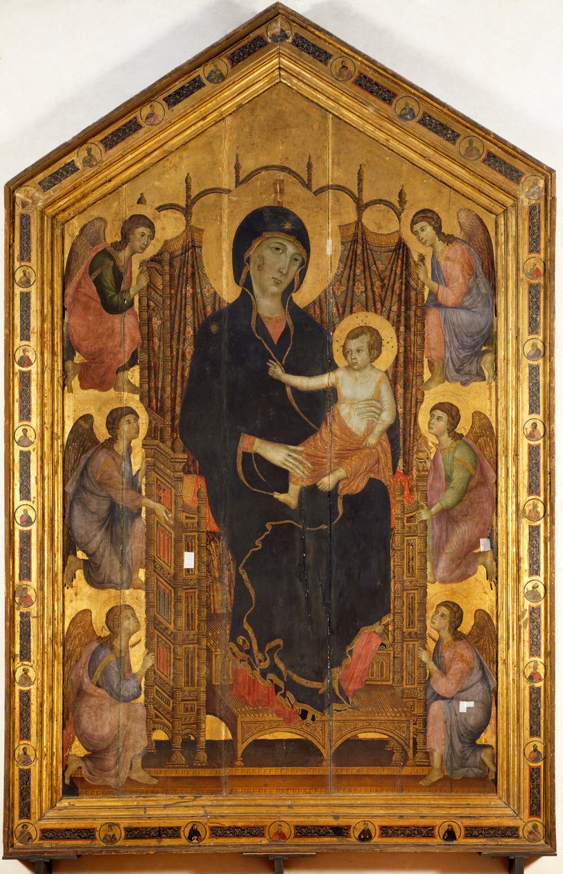 Madonna Rucellai (Tempera på tre av Duccio di Buoninsegna