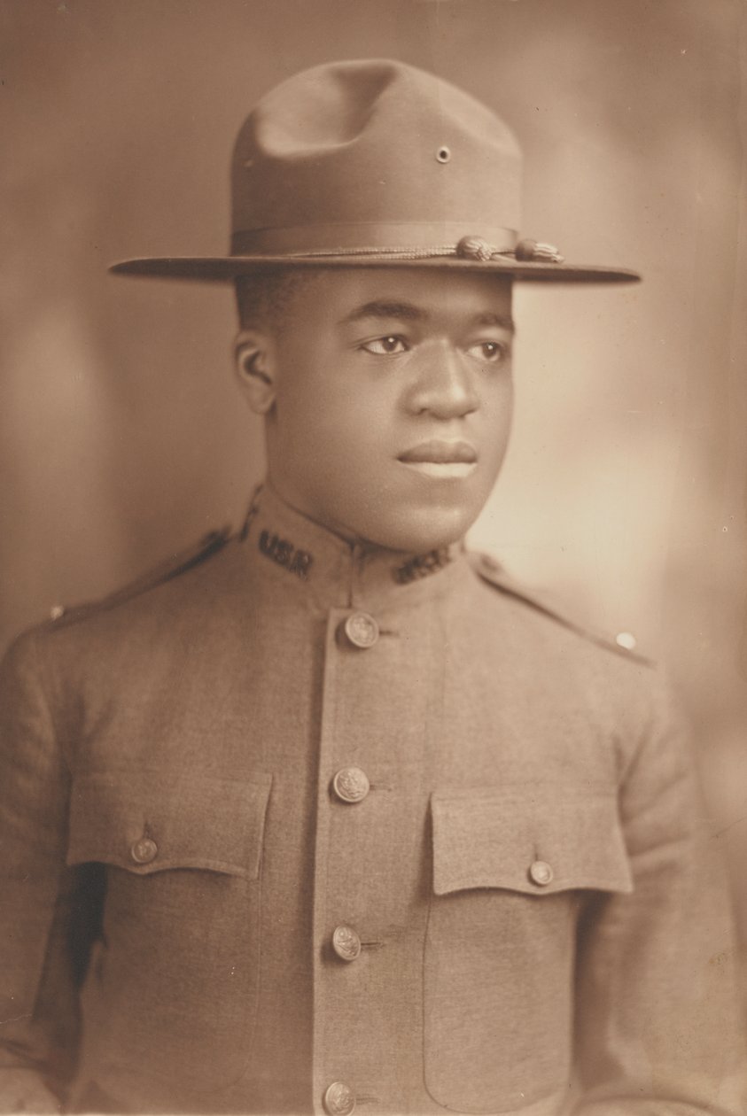 Fotografisk portrett av løytnant Charles J. Blackwood, 1914-1918. av Duce and McClymonds
