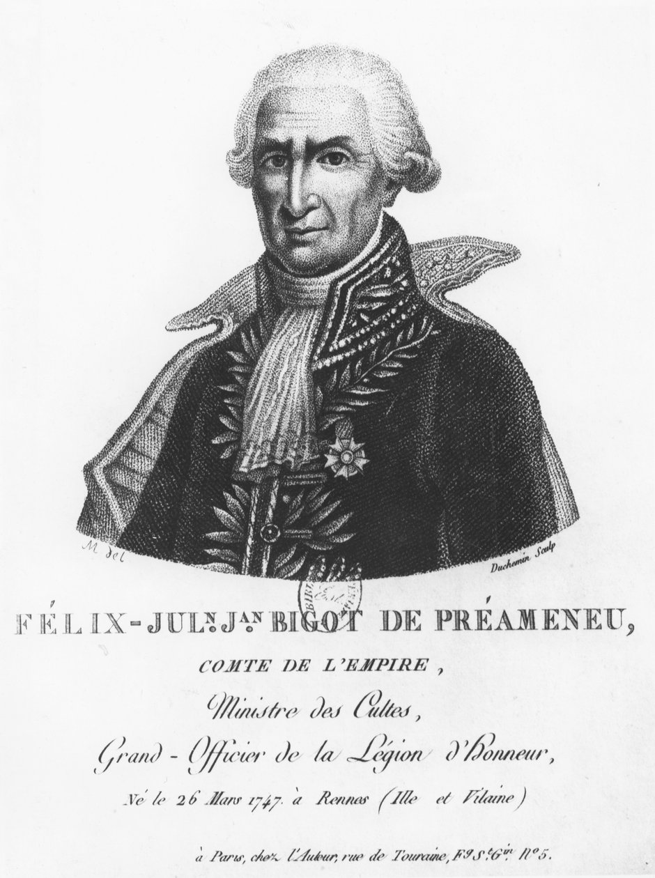 Félix Bigot fra Préameneu av Duchemin