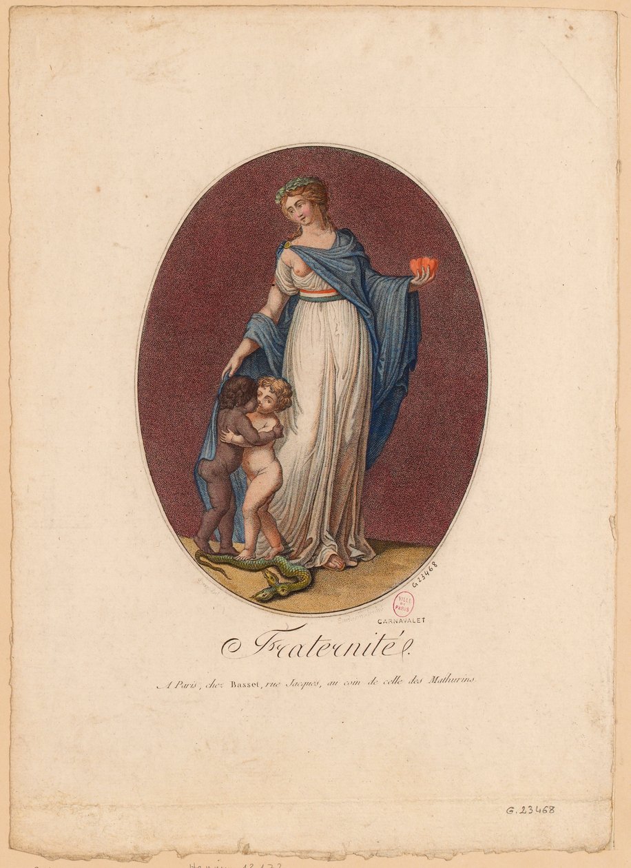 Brorskap, ca. 1793-94 (trykk) av Duchemin Duchemin