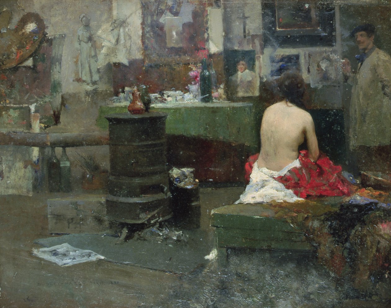 Inaktive øyeblikk, 1889 av Dudley Hardy