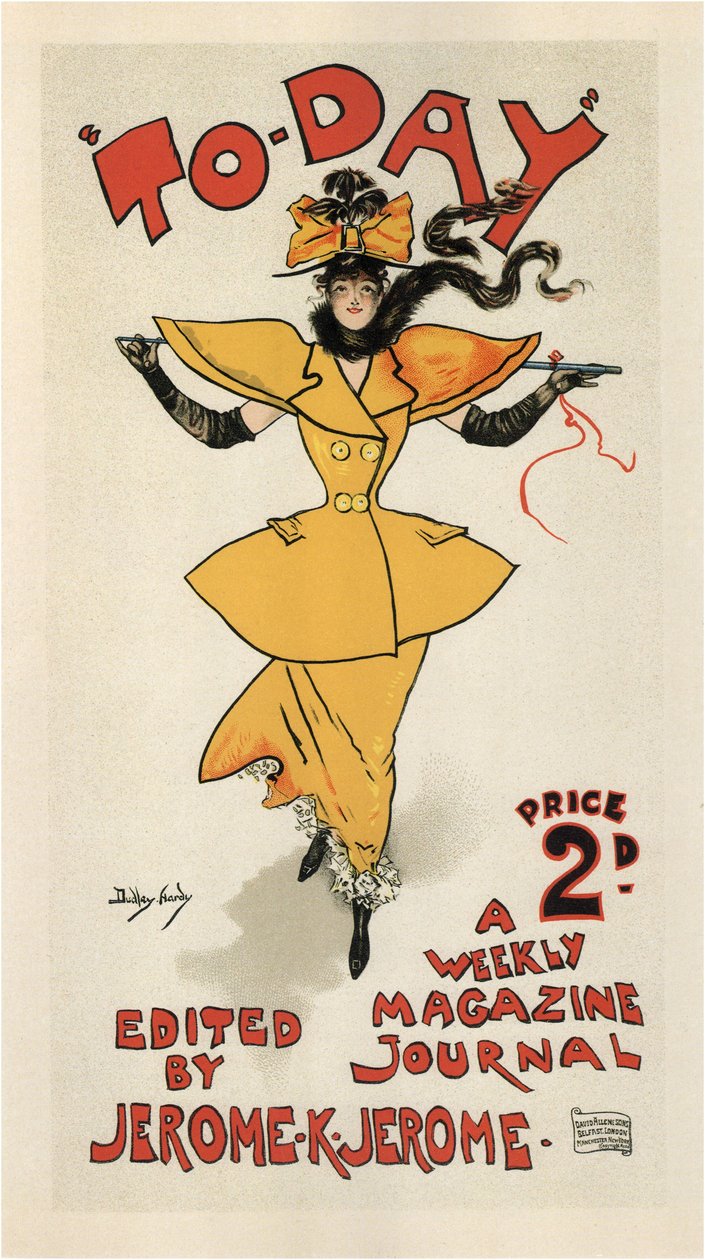 Journal To-Day, redigert av Jerome K. Jerome Poster, 1895 av Dudley Hardy