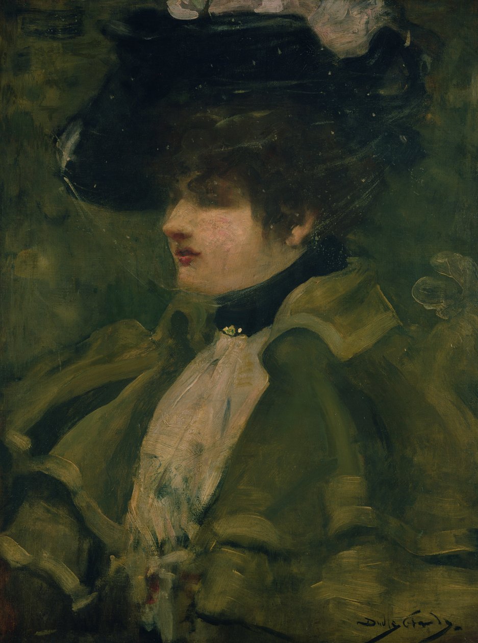 Portrett av Sarah Bernhardt av Dudley Hardy