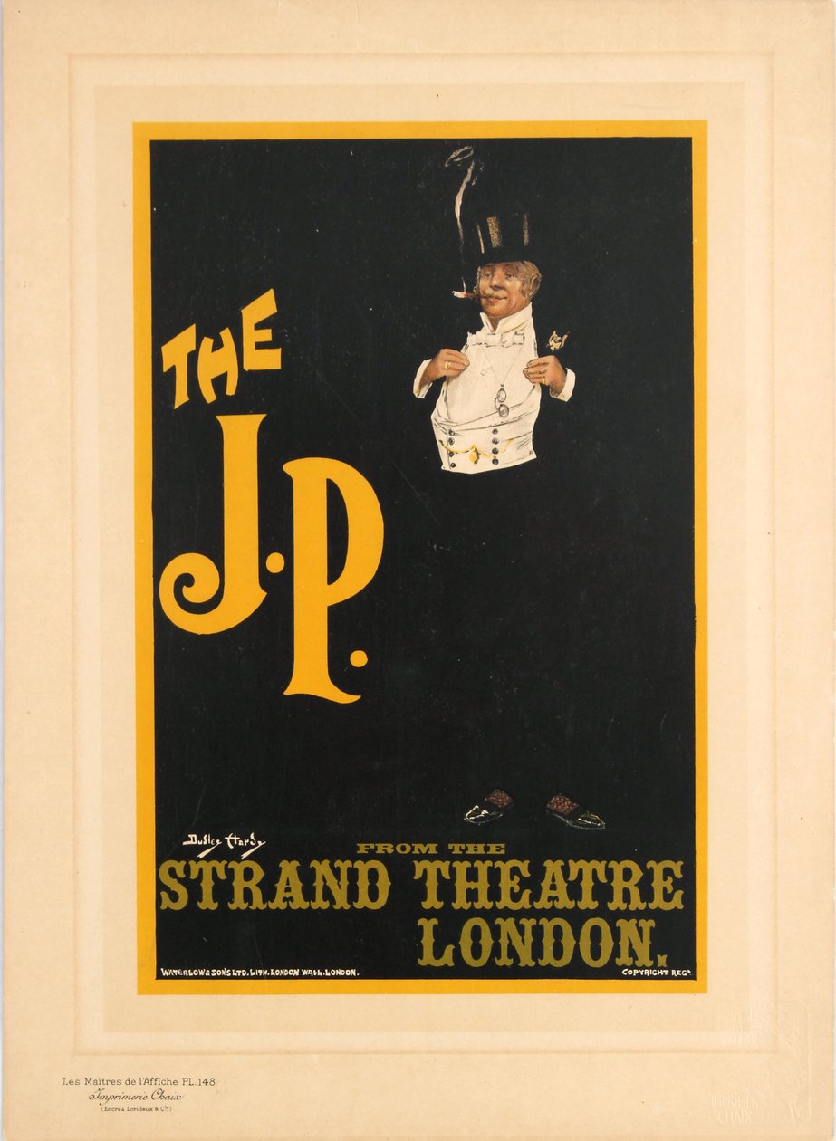 J.P. fra Strand Theatre London, 1898. av Dudley Hardy