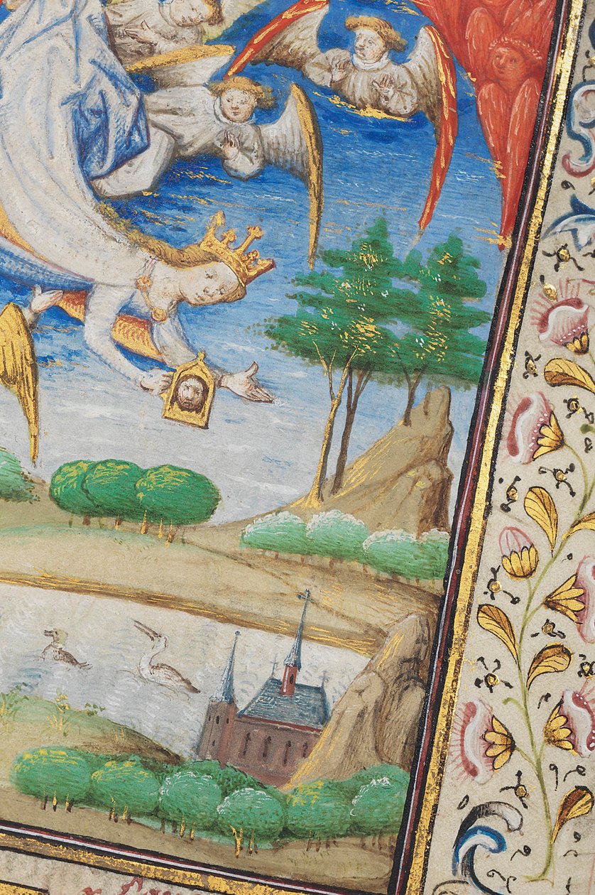 Side fra "La Belle Dame Sans Merci" av Alain Chartier, Paris, tidlig på 1400-tallet av Dunois Master