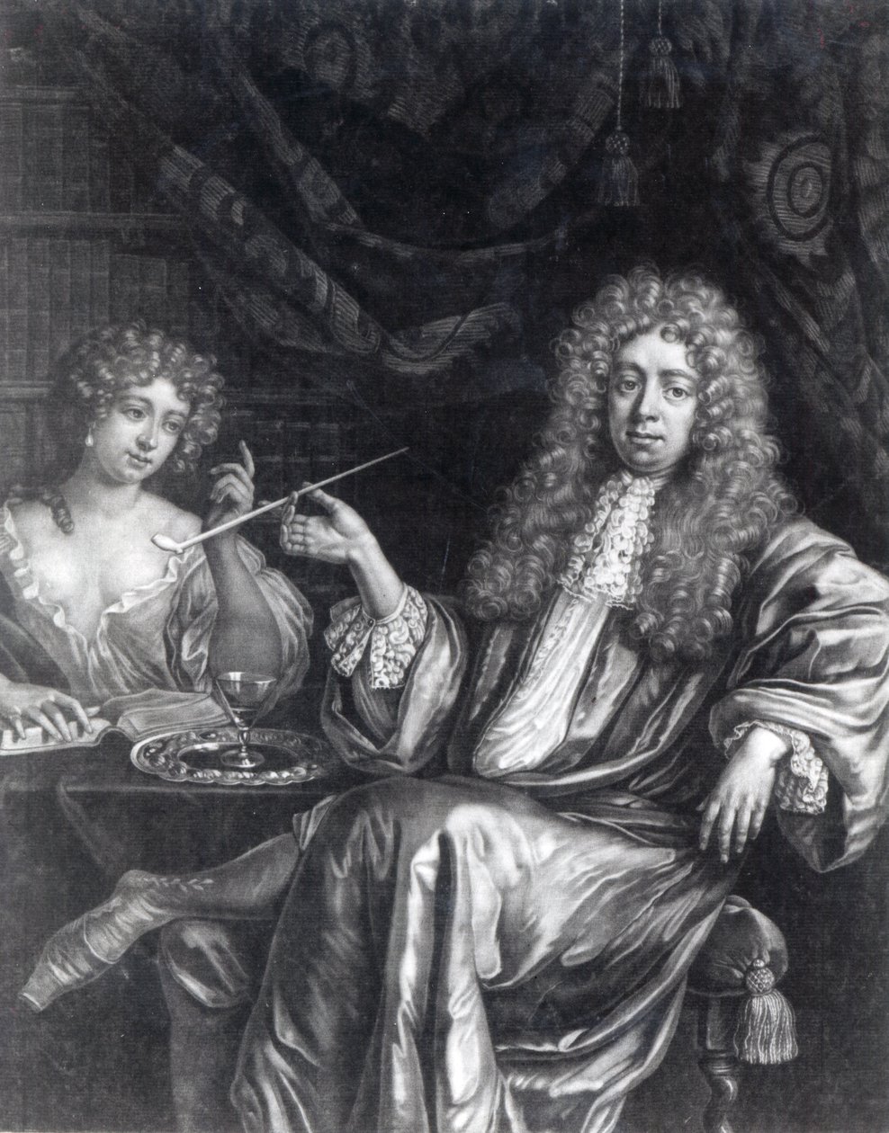 Adrian Beverland, gravert av Isaac Beckett, ca. 1681-88 av Dutch School