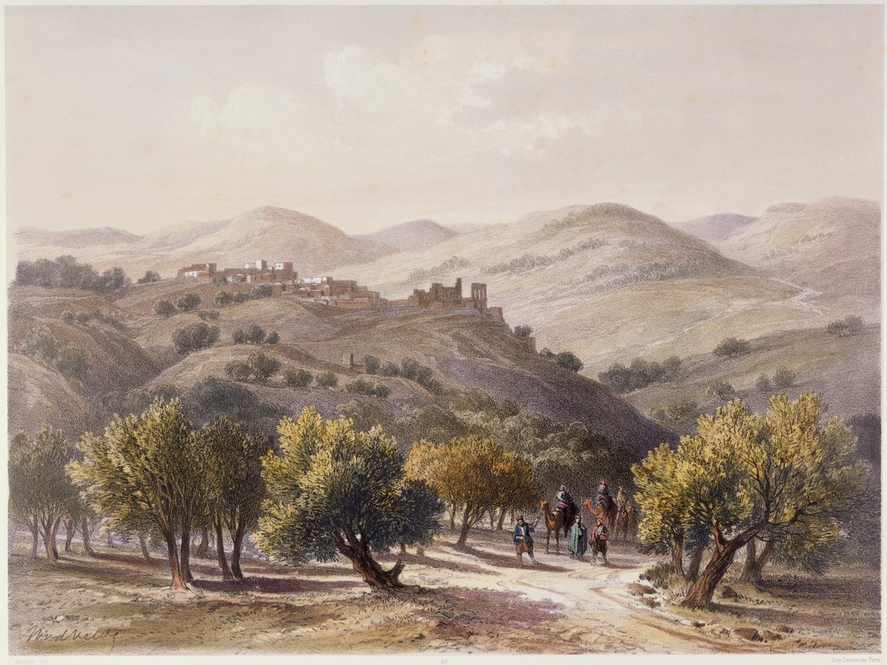 Samaria, gravert av Jean Jacottet (1806-c.1843) av Dutch School