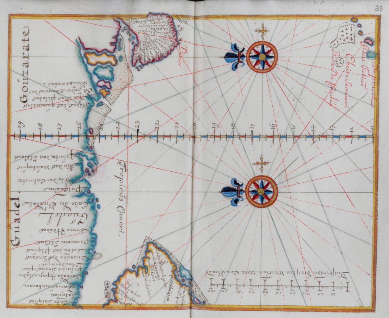 Arabia: Kart over Arabiahavet. av Dutch School