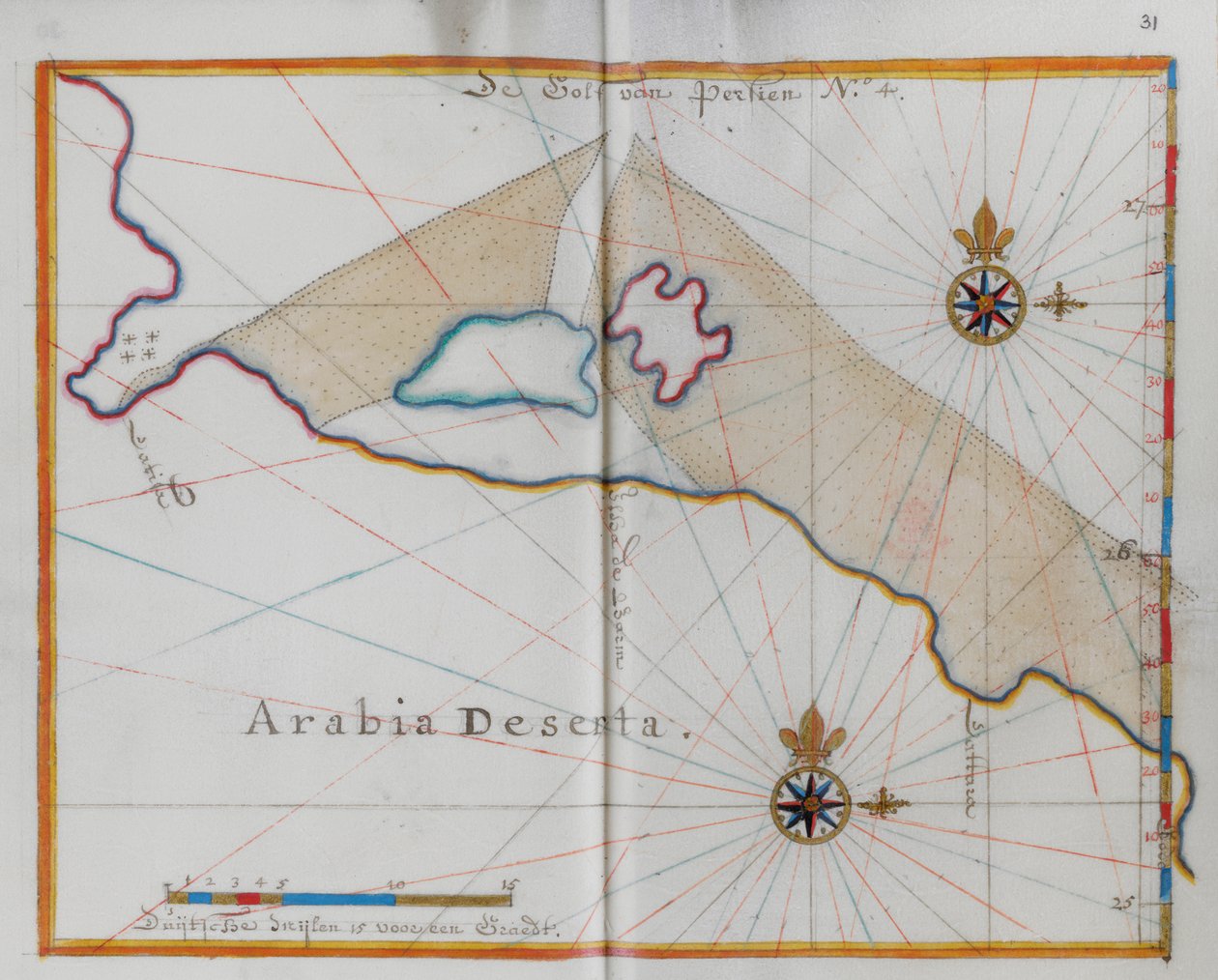 Arabia. Den arabiske ørkenen. av Dutch School