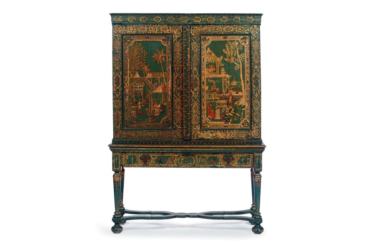 Samlerskap på stativ, ca.1700-30 av Dutch School