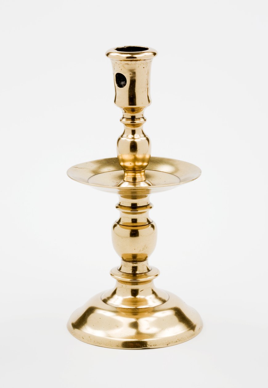 Heemskirk lysestake, sannsynligvis laget i Nederland, ca. 1590-1640 (messing) av Dutch School