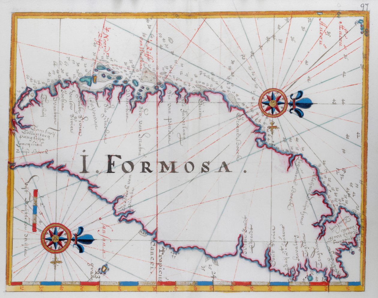 Island of Formosa (Taiwan) av Dutch School
