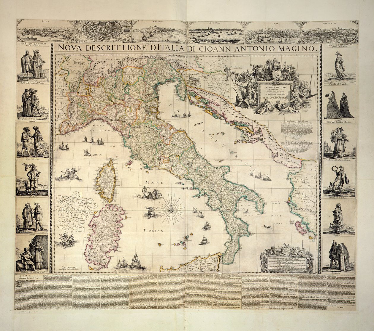 Italia, Klencke Atlas av Dutch School