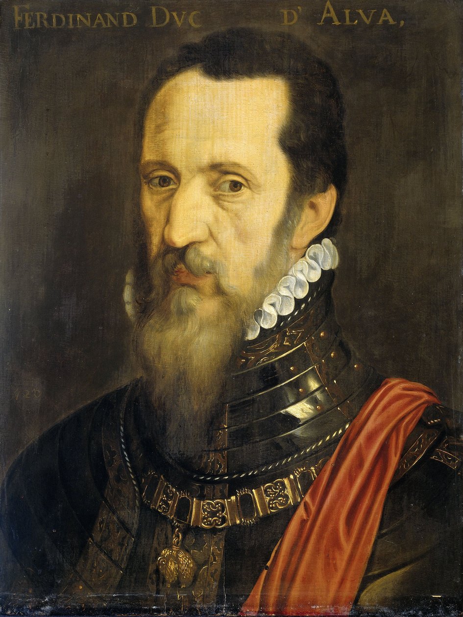 Portrett av Fernando Alvarez de Toledo, 1600-tallet av Dutch School