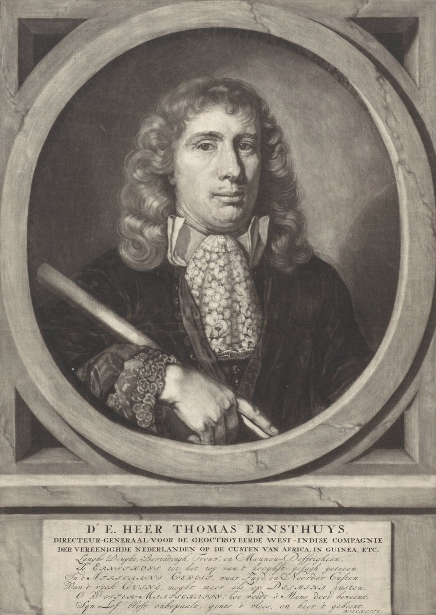 Portrett av Thomas Ernsthuys av Dutch School