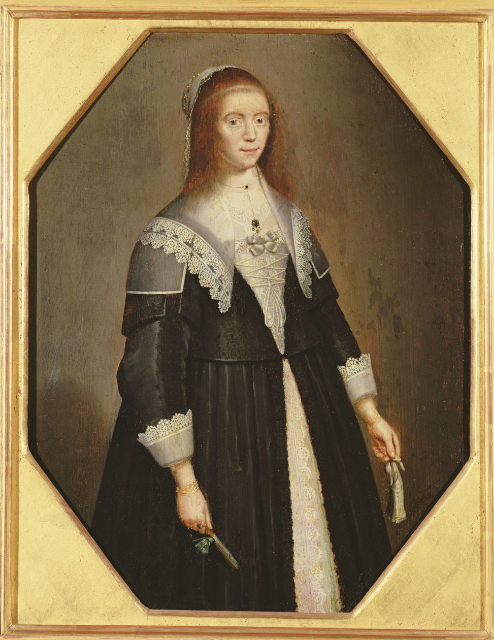 Portrett av en kvinne, ca. 1640 av Dutch School
