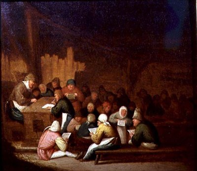 Skoleinteriør av Dutch School