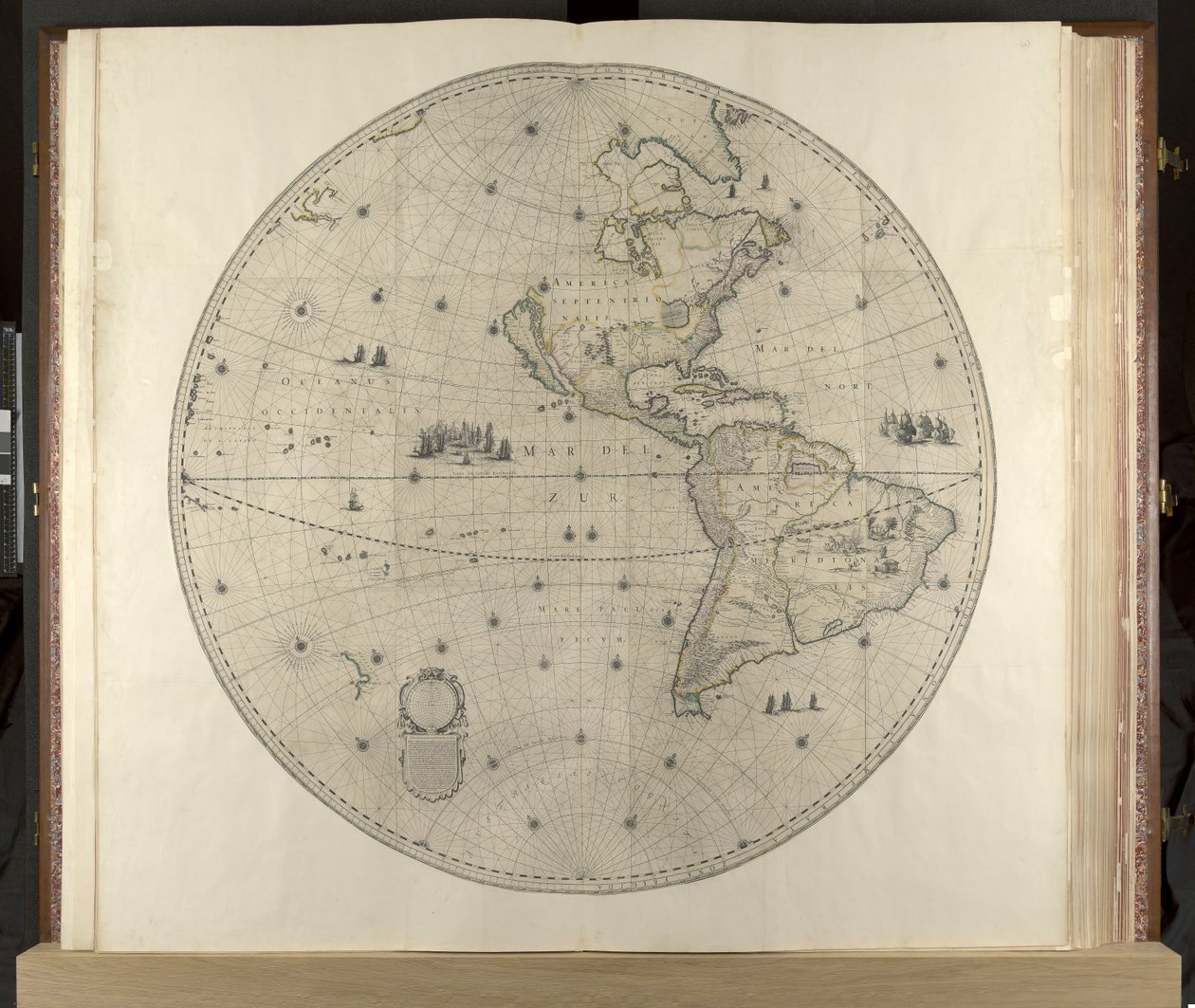 Amerika, Klencke Atlas, ca. 1660 (gravering) av Dutch School