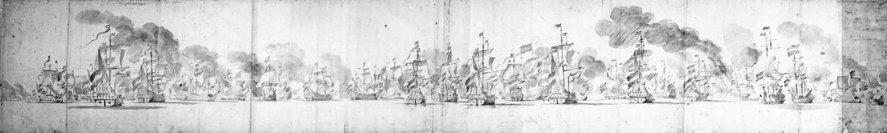 Slaget ved Solebay, 28. mai 1672 av Dutch School