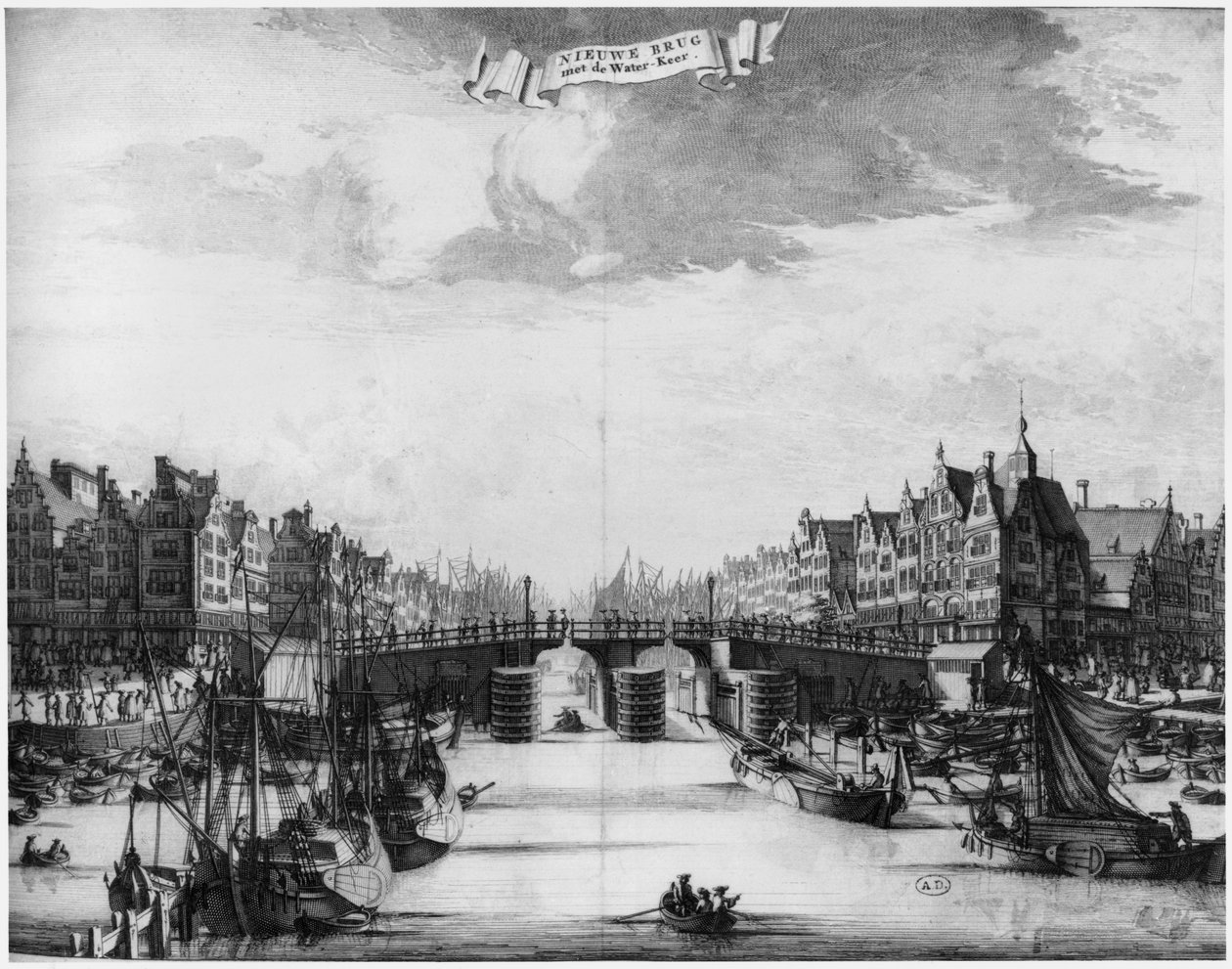 Den nye broen i Amsterdam av Dutch School