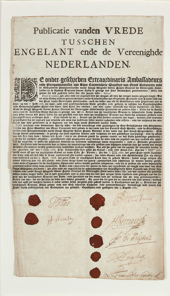 Breda-traktaten av Dutch School