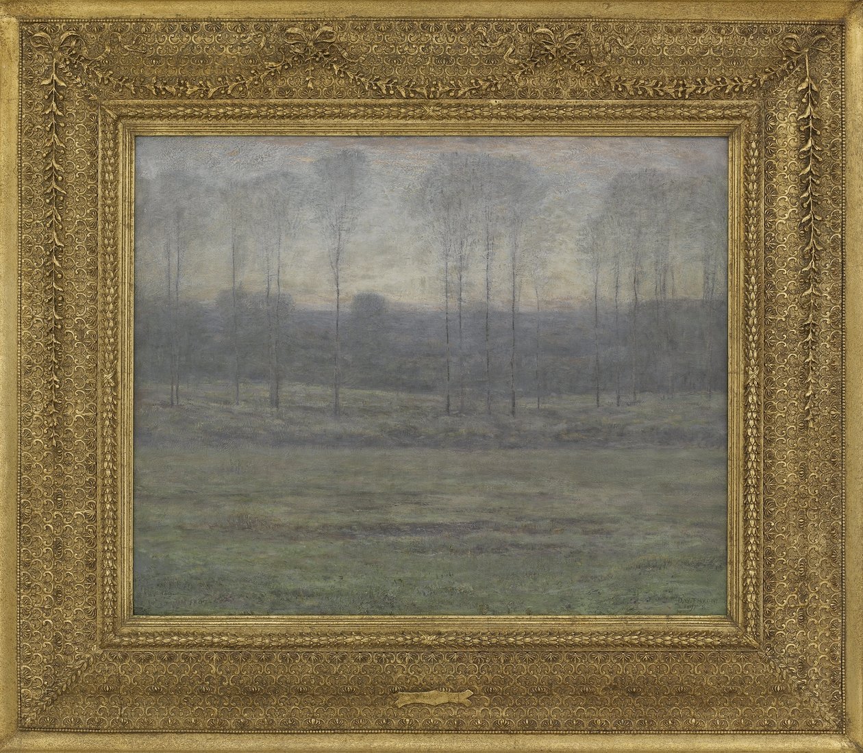 Daggry: mai, 1897-98 (olje på trepanel) av Dwight William Tryon