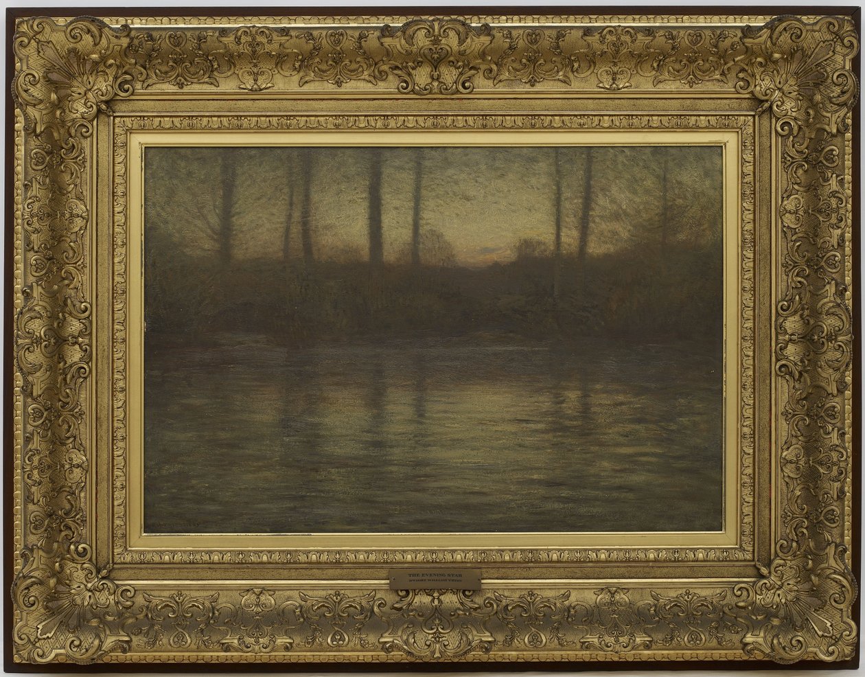 The Evening Star, 1905 (olje på trepanel) av Dwight William Tryon
