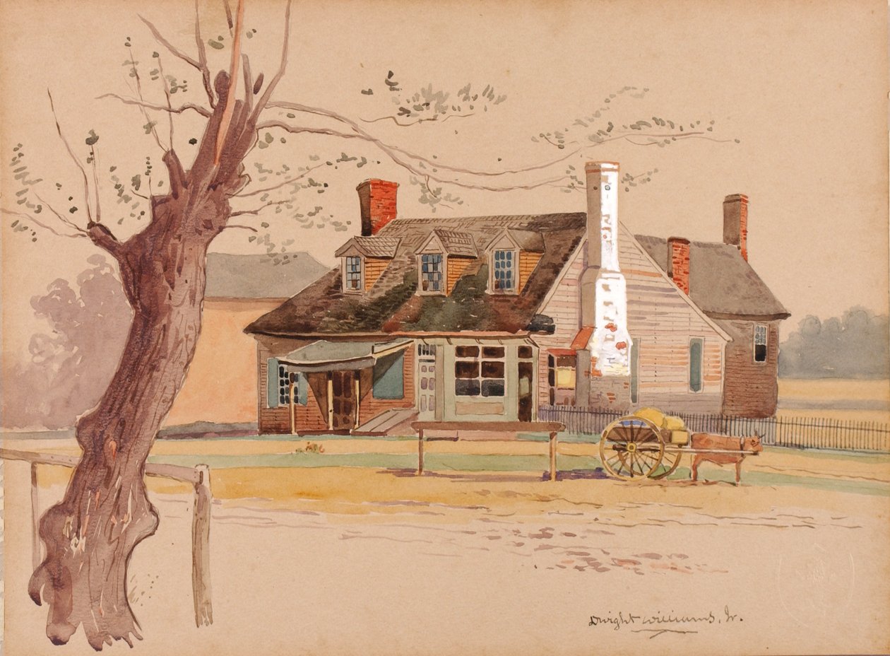 Williamsburg postkontor, ca. 1890. av Dwight Williams