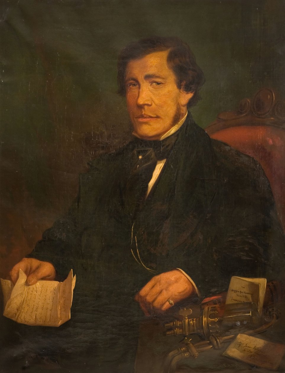 Portrett av James Fern Webster, 1862. av EH Bolt