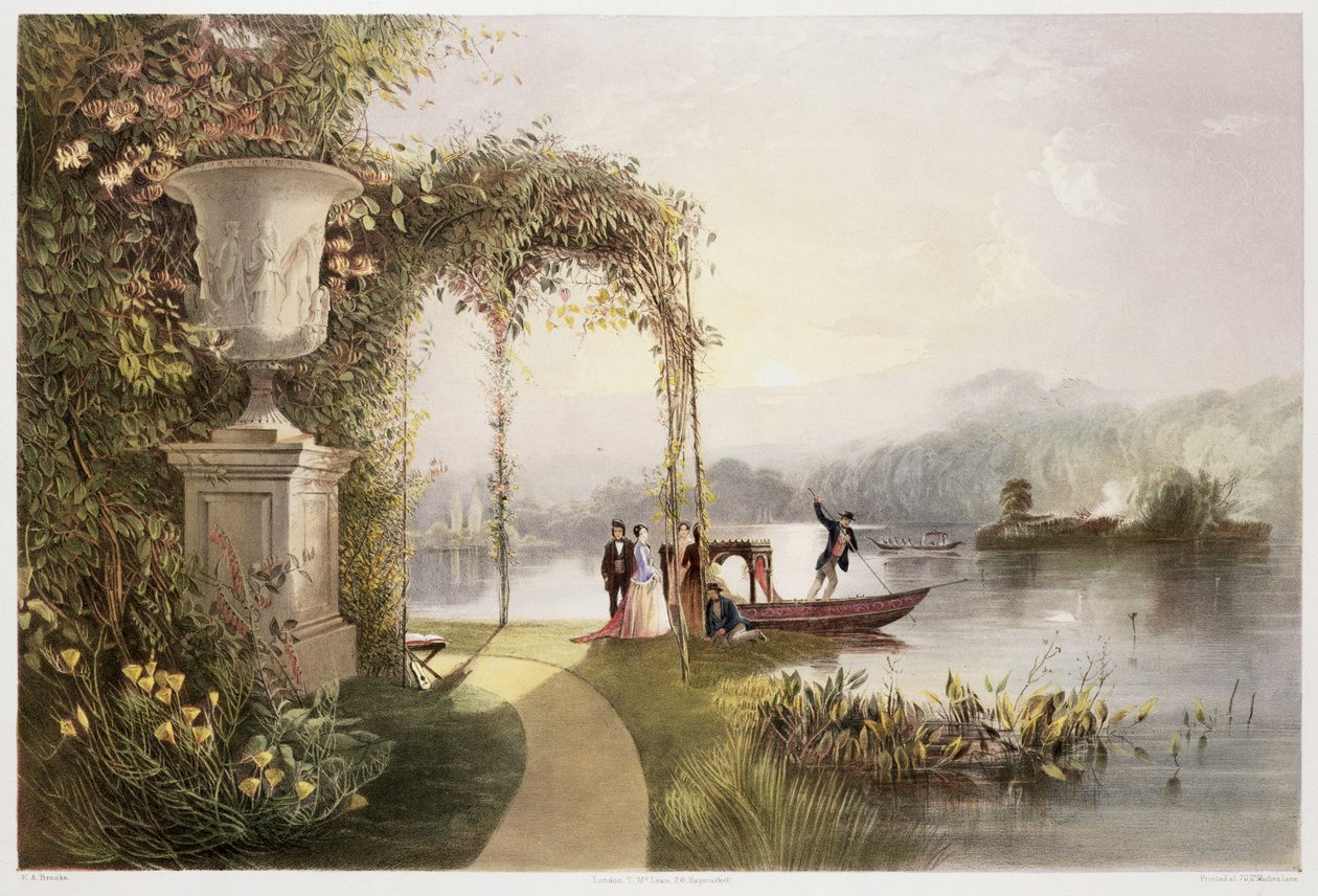 The Lake, Trentham Hall Gardens, fra 