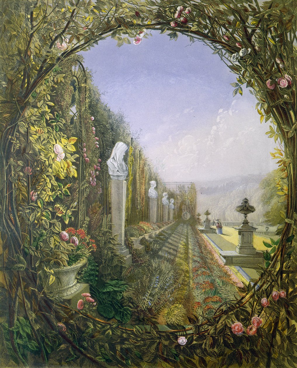 Trellis Window, Trentham Hall Gardens, fra 