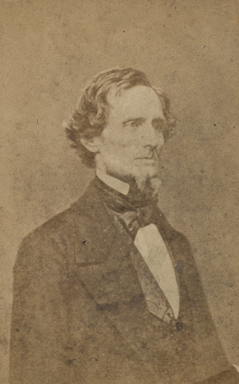 Jefferson Davis (albumin sølvtrykk) av E. Anthony