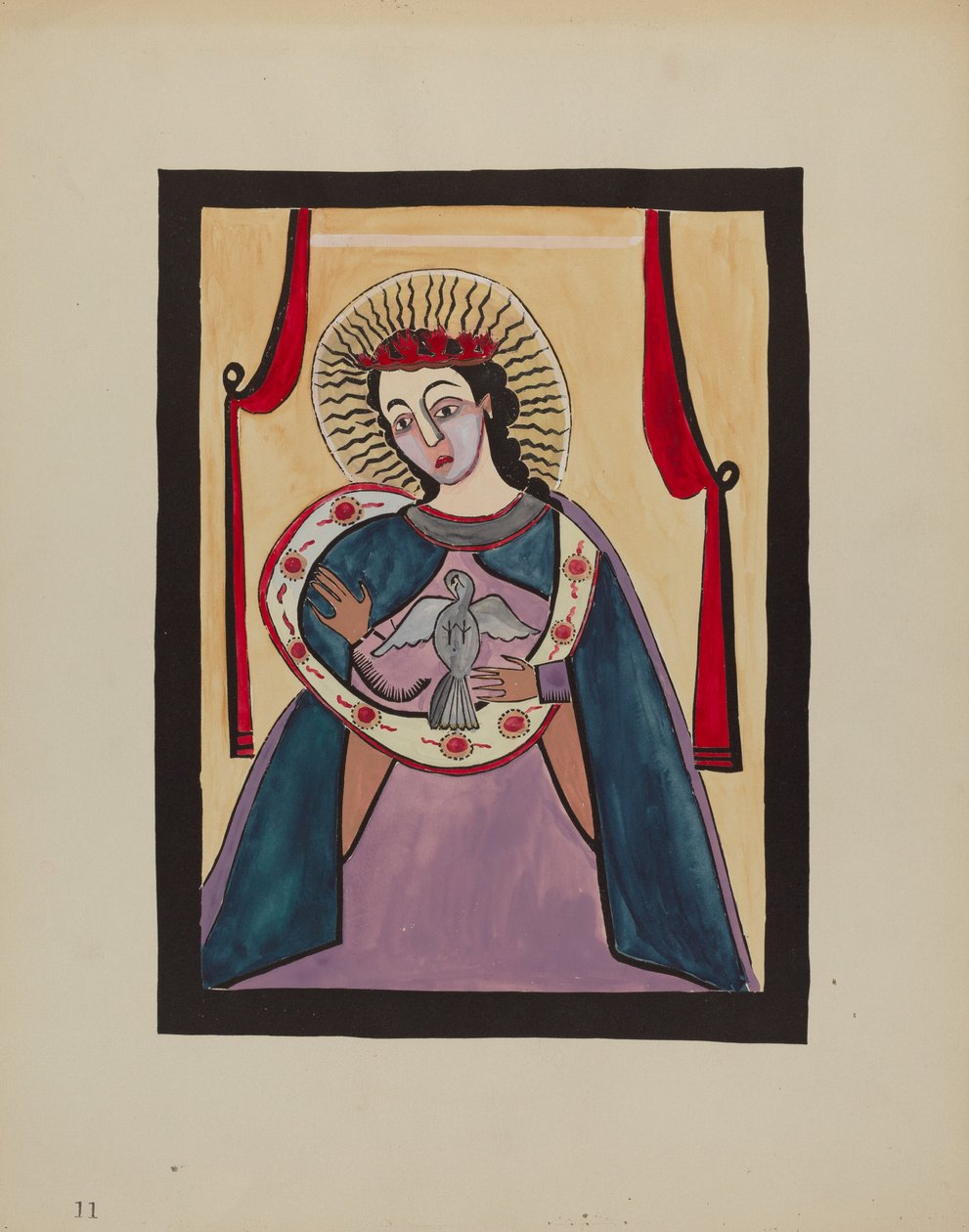 Retabla av Den hellige ånd, ca. 1936. av E. Boyd