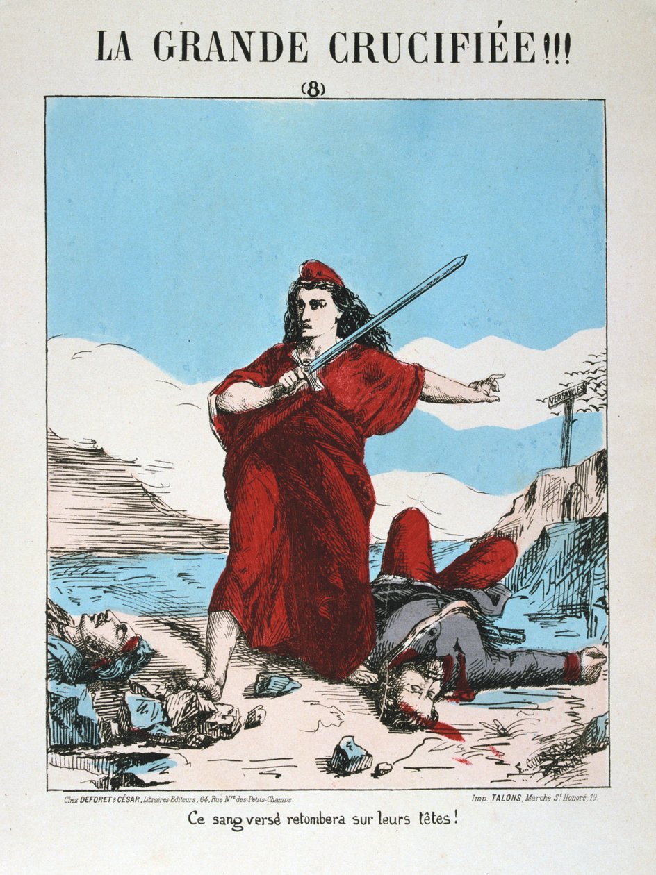 Allegori av det republikanske Frankrike, 1871. av E. Courtaux