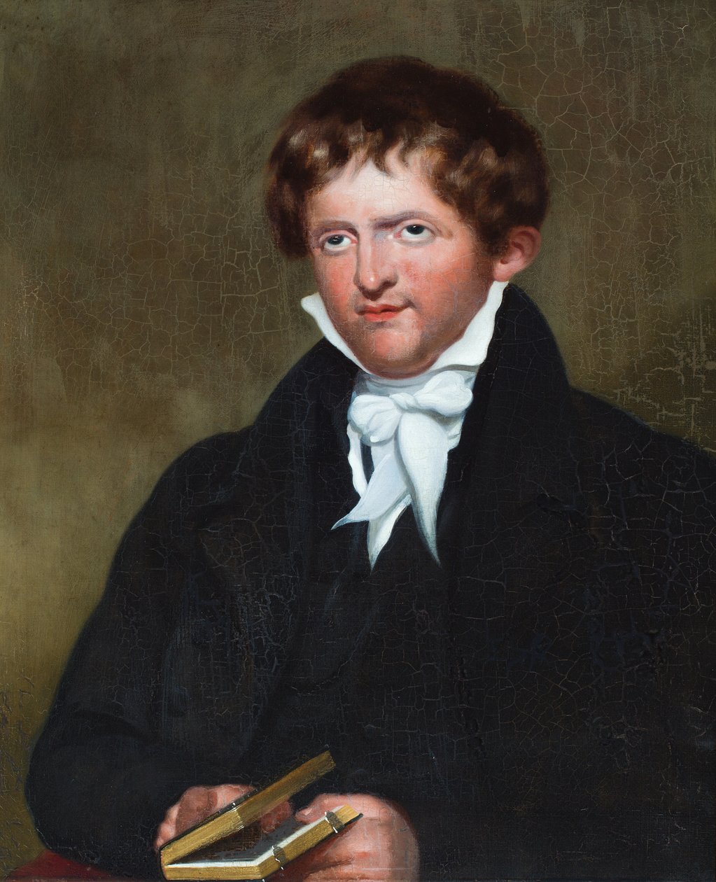 Portrett av pastor Joseph Wolff (olje på lerret) av E. Fancourt