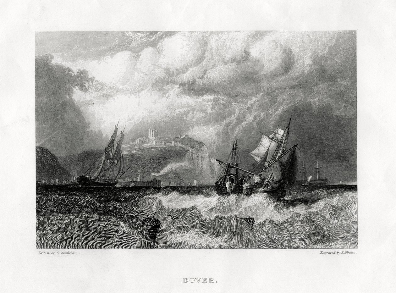 Dover, Kent, 1860 av E. Finden