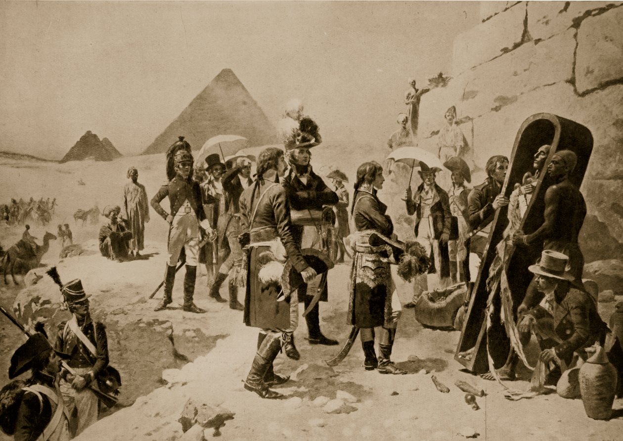Napoleon i Egypt, illustrasjon fra 