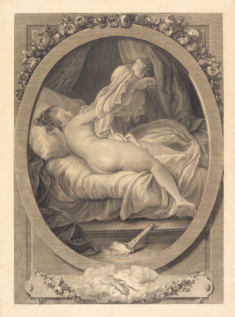 Skjorta fjernet av E. Guersant after Jean Honoré Fragonard