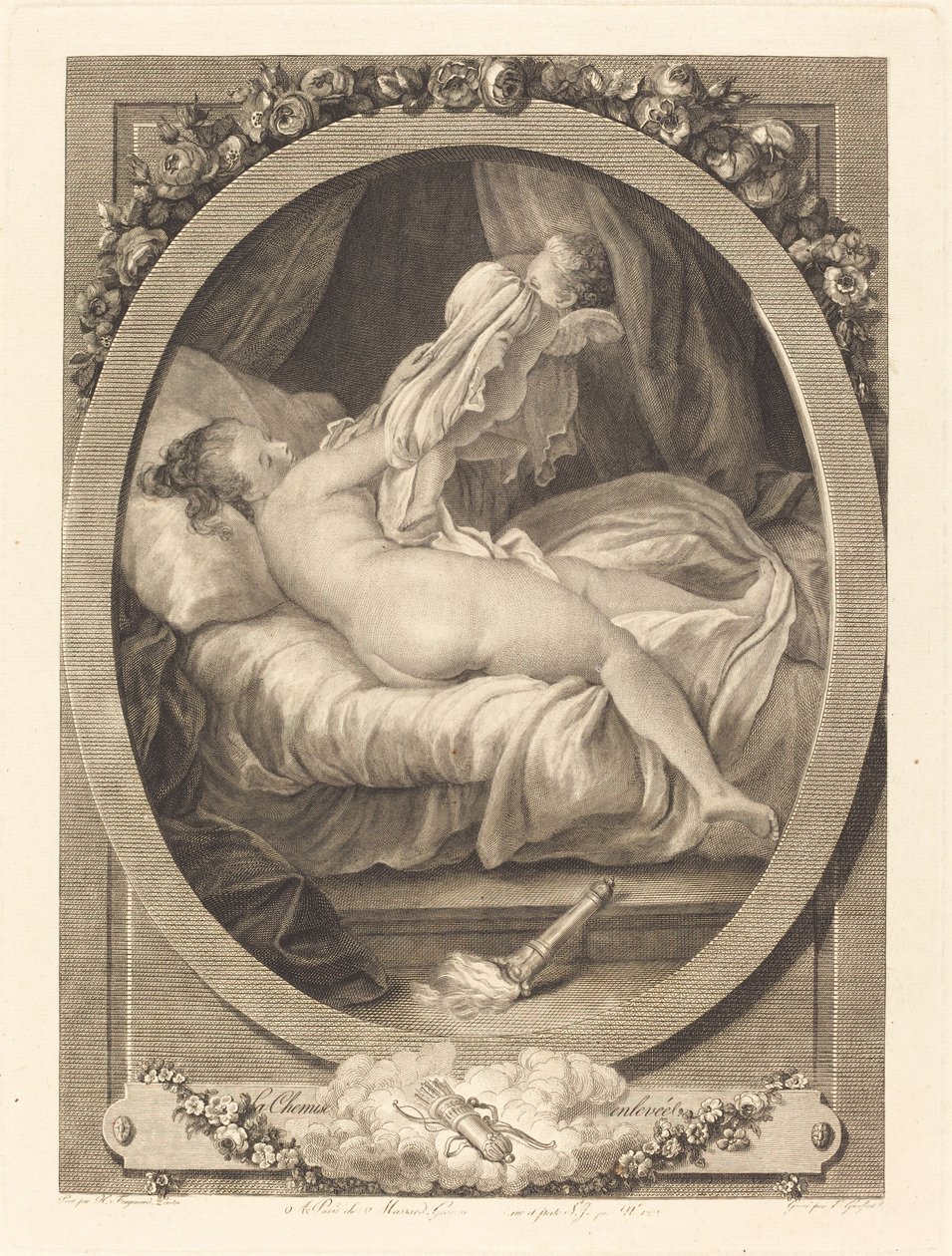 Skjorta fjernet av E. Guersant after Jean Honoré Fragonard