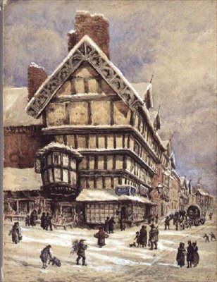 The High Street, Shrewsbury av E. Hay