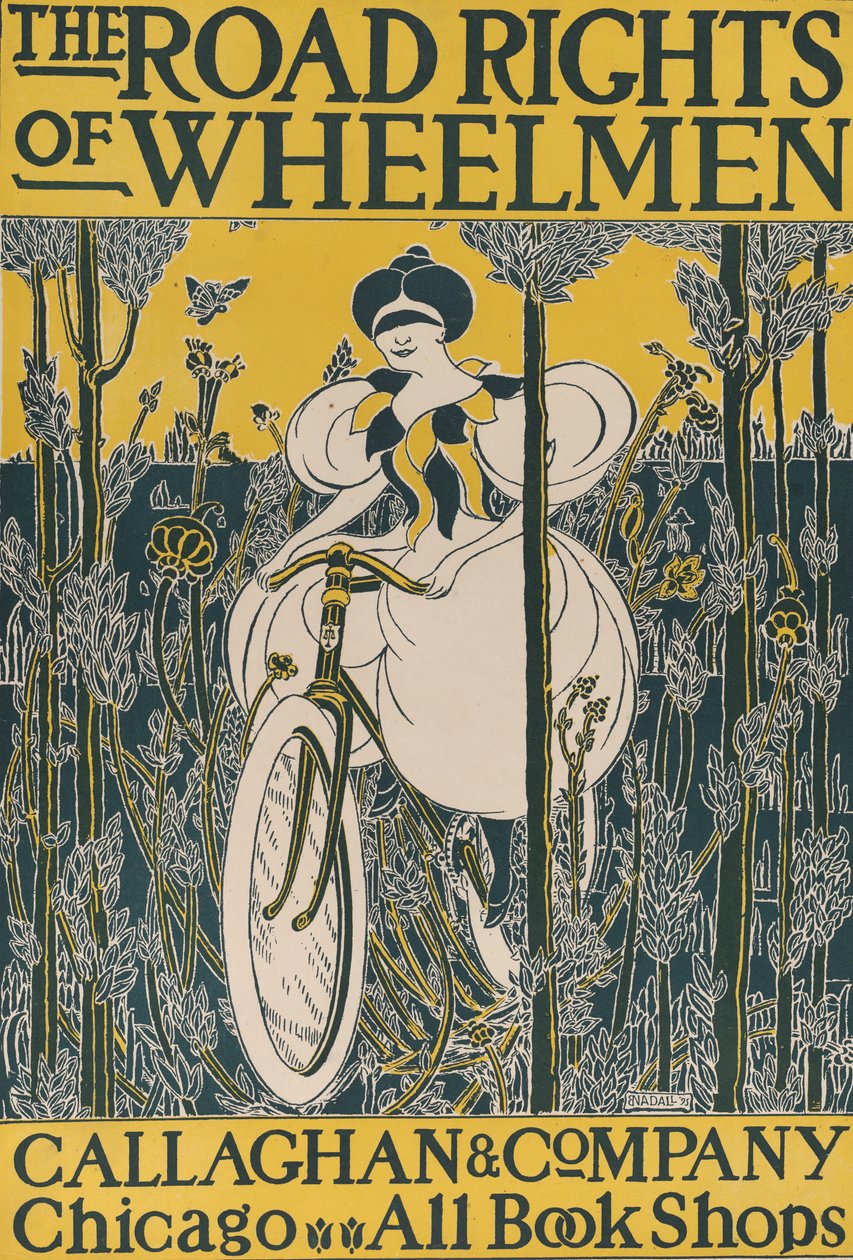 The Road Rights of Wheelmen, 1895. av E. Nadall