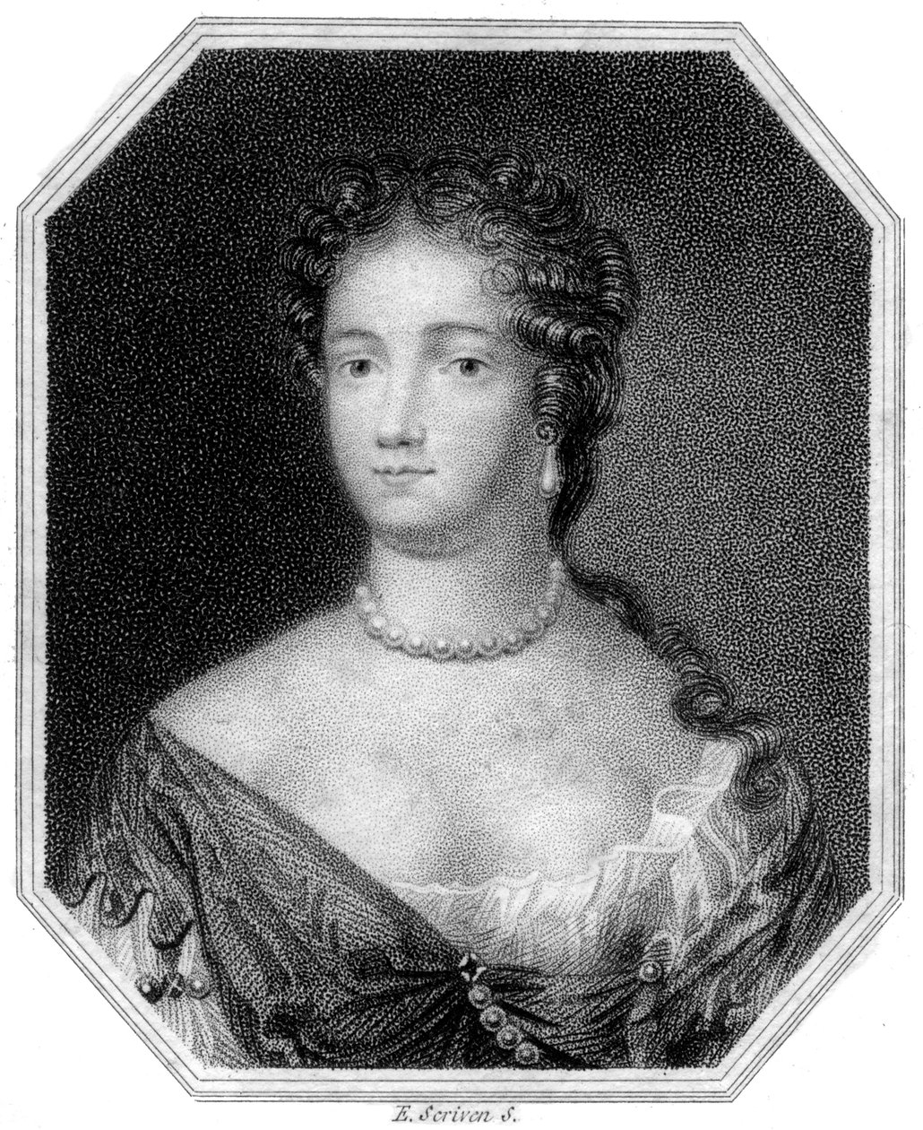 Lucy Barlow, ellers Waters, 1810. av E. Scriven
