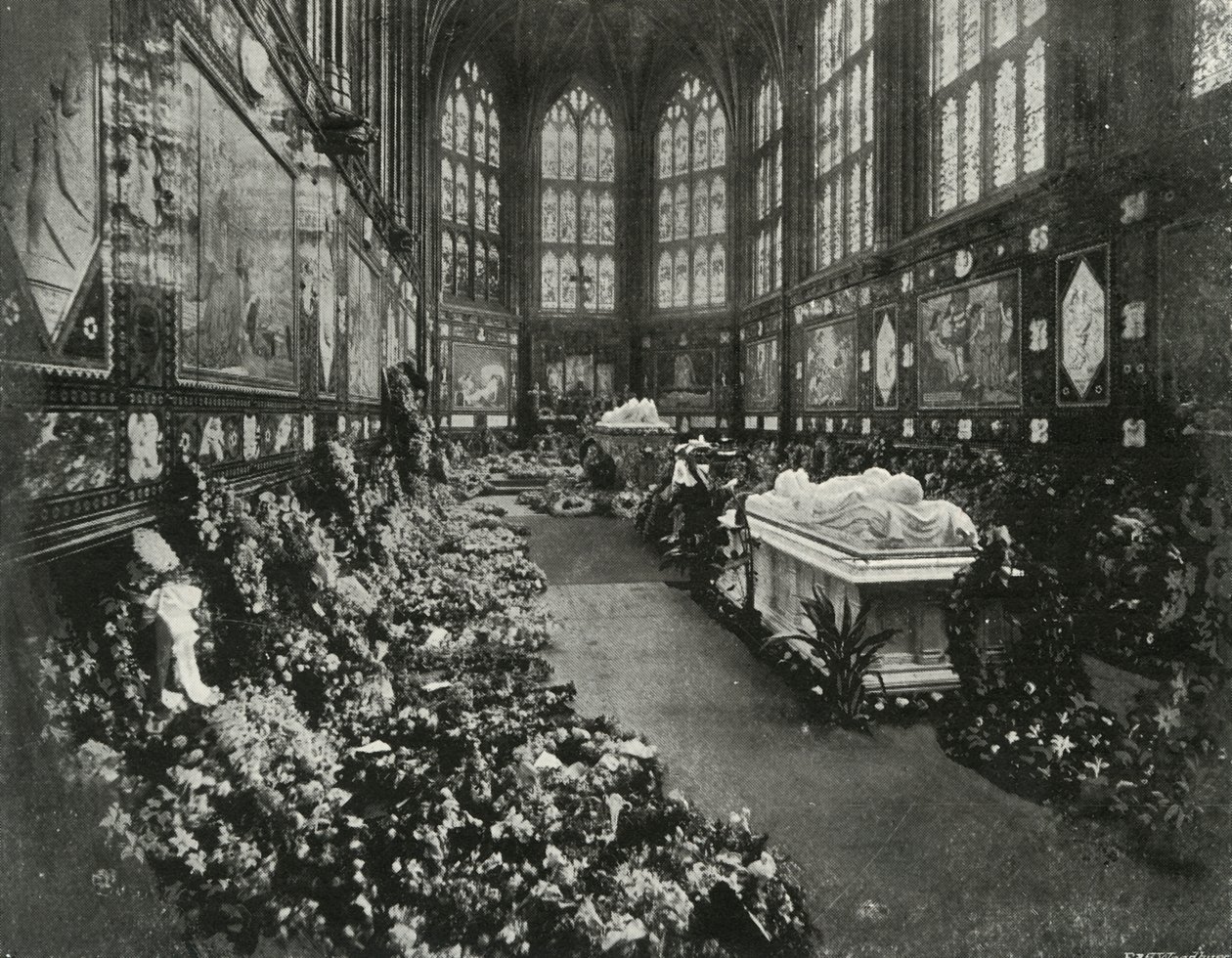 Begravelse av H.R.H. Hertugen av Clarence, januar 1892, c1897 av E. and S. Woodbury