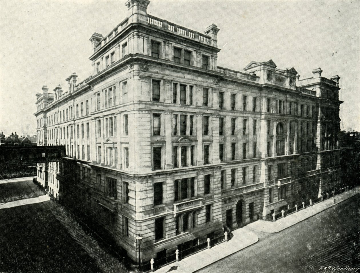 General Post Office - New North Building, c1897 av E. and S. Woodbury