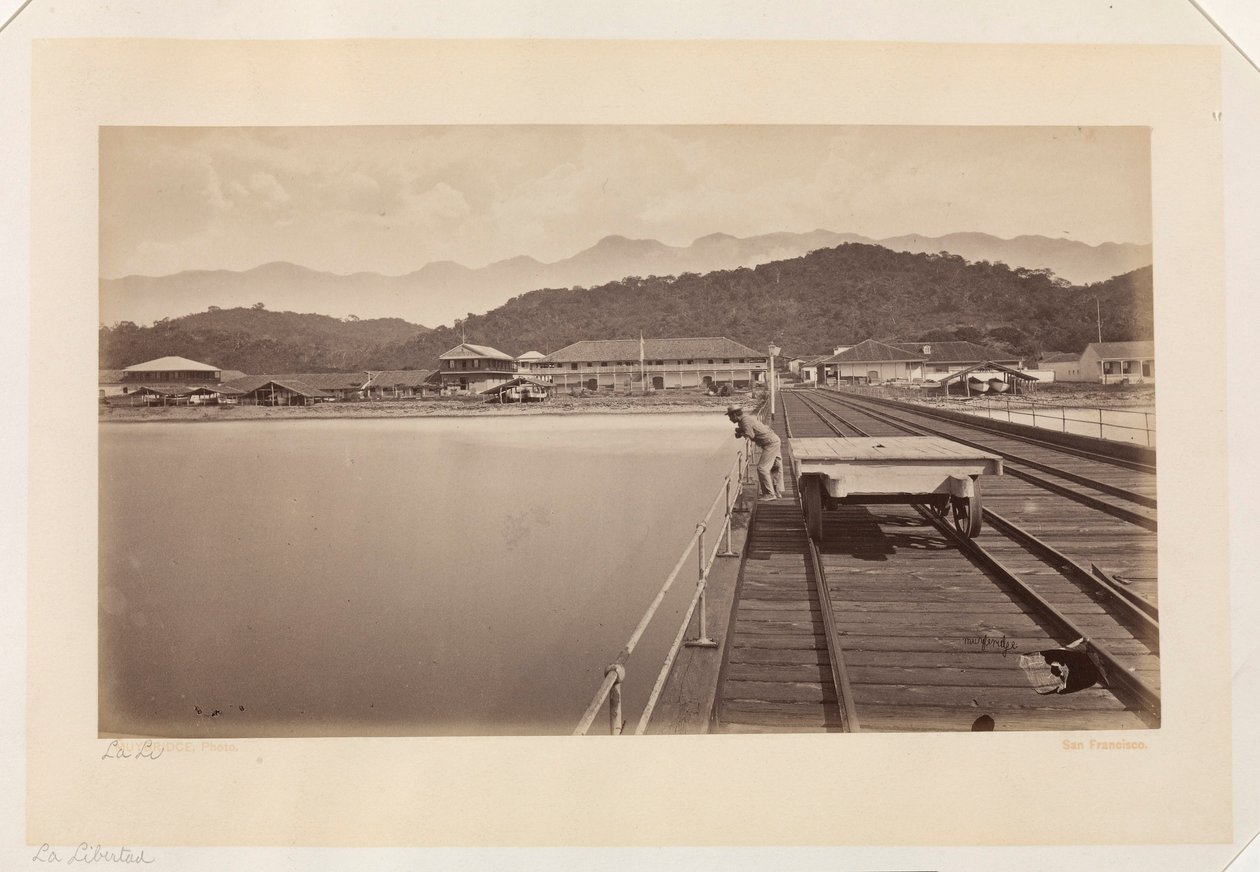 La Libertad, El Salvador av Eadweard Muybridge