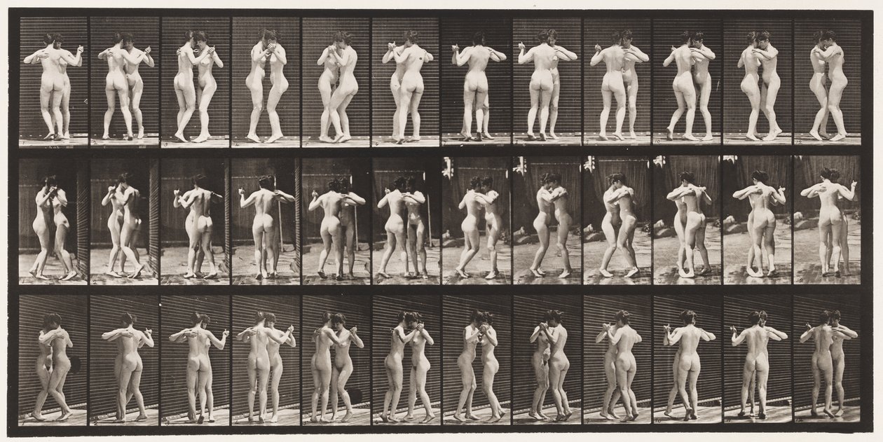 Plate 196. Dansende vals, to modeller av Eadweard Muybridge