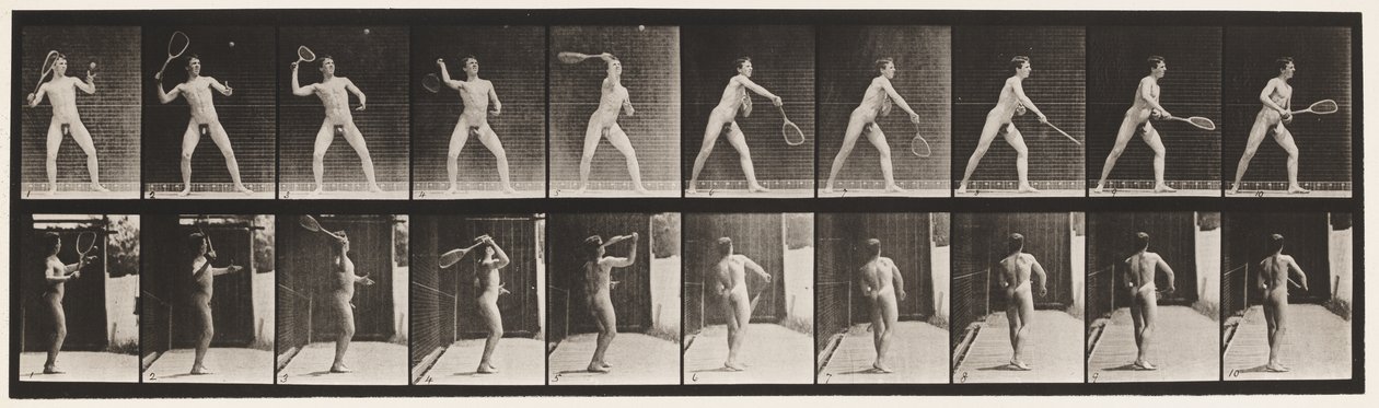 Plate 294. Plentennis; Servering av Eadweard Muybridge