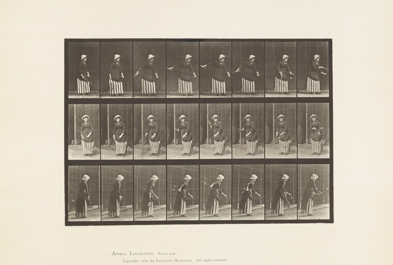 Plate 296. Plentennis av Eadweard Muybridge
